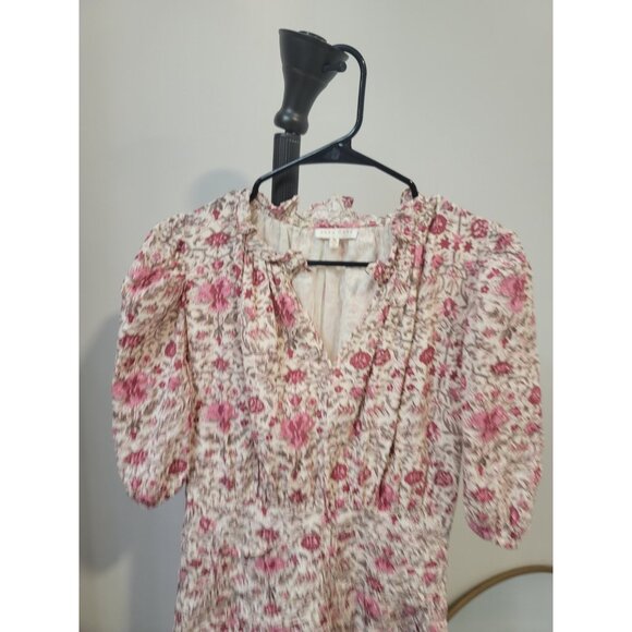 Anna Cate Womens Floral Maxi Sundress Sleeveless Zip Cotton Size M Multicolor - Picture 2 of 7